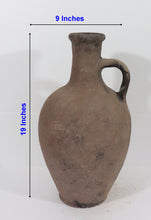 Load image into Gallery viewer, Jug Vase, Handmade Pottery Centerpiece, Terracotta Farmhouse Décor Vase