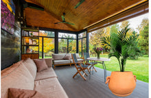 Load image into Gallery viewer, Handmade Pottery Clay Planter, Natural Terracotta plant pot, flower pots , earthenware flowerpots,