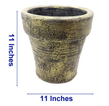 Load image into Gallery viewer, Handmade Pottery Clay Planter, Natural Terracotta plant pot, flower pots with Saucer, earthenware flowerpots, Hand painted planters