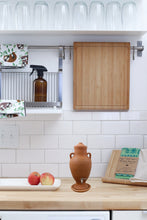 Load image into Gallery viewer, clay dispenser, Handcrafted Earthen Clay Water Pot with Lid, Terracotta Vessel, clay glass and tap, 13 Liter