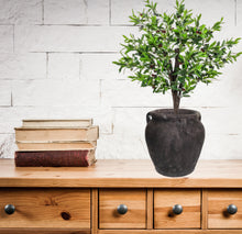 Load image into Gallery viewer, Handmade Terracotta Planter, Hand-Aged Artisan Urn, Weathered Vintage plant pot , Antique Pottery Centerpiece, Farmhouse Rustic Décor