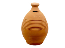 Load image into Gallery viewer, Terracotta Piggy Bank, Handmade Roman Clay coin Bank, Money pot box, Savings coin jar, Money pot, Coin container holder, Must break to open