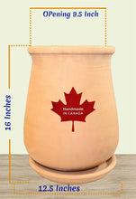 Load image into Gallery viewer, Handmade Pottery Clay Planter, Natural Terracotta plant pot, flower pots , earthenware flowerpots,