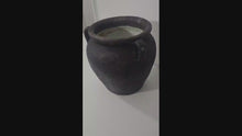 Load and play video in Gallery viewer, Handmade Terracotta Planter, Hand-Aged Artisan Urn, Weathered Vintage plant pot , Antique Pottery Centerpiece, Farmhouse Rustic Décor