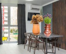 Load image into Gallery viewer, Handmade Pottery Clay Planter, Natural Terracotta plant pot, flower pots , earthenware flowerpots,