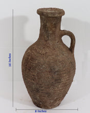 Load image into Gallery viewer, Jug Vase, Handmade Pottery Centerpiece, Terracotta Farmhouse Décor Vase, Black
