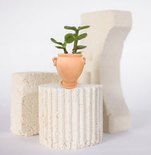 Load image into Gallery viewer, Handmade Pottery Clay Planter, Natural Terracotta plant pot, flower pots with Saucer, earthenware flowerpots
