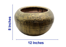 Load image into Gallery viewer, Handmade Pottery Clay Planter, Natural Terracotta plant pot, flower pots with Saucer, earthenware flowerpots, Hand painted planters
