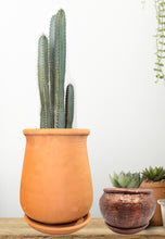 Load image into Gallery viewer, Handmade Pottery Clay Planter, Natural Terracotta plant pot, flower pots , earthenware flowerpots,
