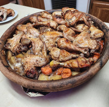 Load image into Gallery viewer, Cooking Clay pot, handmade Pottery cookware tray , Natural Unglazed Earthenware tray Dish, cooking Plate, Terracotta Mud Platter
