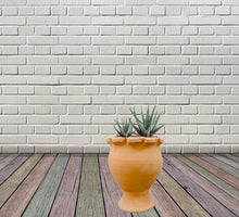 Load image into Gallery viewer, Handmade Pottery Clay Planter, Natural Terracotta plant pot, flower pots, earthenware flowerpots
