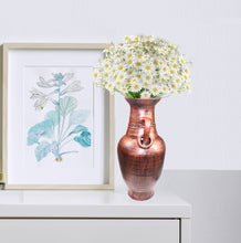Load image into Gallery viewer, Clay Vase - Handmade Terracotta Vases, Farmhouse Pottery Floor Vase, ceramic Vase for Décor, Rustic Earthenware for Centerpieces
