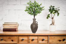 Load image into Gallery viewer, Jug Vase, Handmade Pottery Centerpiece, Terracotta Farmhouse Décor Vase, Black
