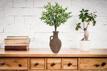 Load image into Gallery viewer, Jug Vase, Handmade Pottery Centerpiece, Terracotta Farmhouse Décor Vase, Black
