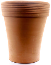 Load image into Gallery viewer, Handmade Pottery Clay Planter, Natural Terracotta plant pot, flower pots with Saucer, earthenware flowerpots
