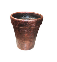 Load image into Gallery viewer, Handmade Pottery Clay Planter, Natural Terracotta plant pot, flower pots with Saucer, earthenware flowerpots, Hand painted planters

