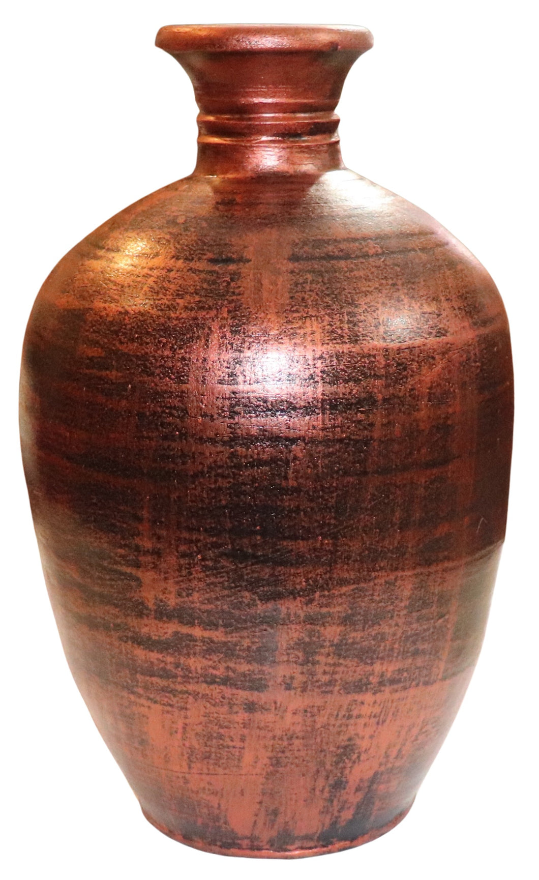 Clay Vase - Handmade Terracotta big Vases, Farmhouse Pottery Floor Vase, ceramic Vase for Décor, Rustic Earthenware for Centerpieces, Plant pot, Planter
