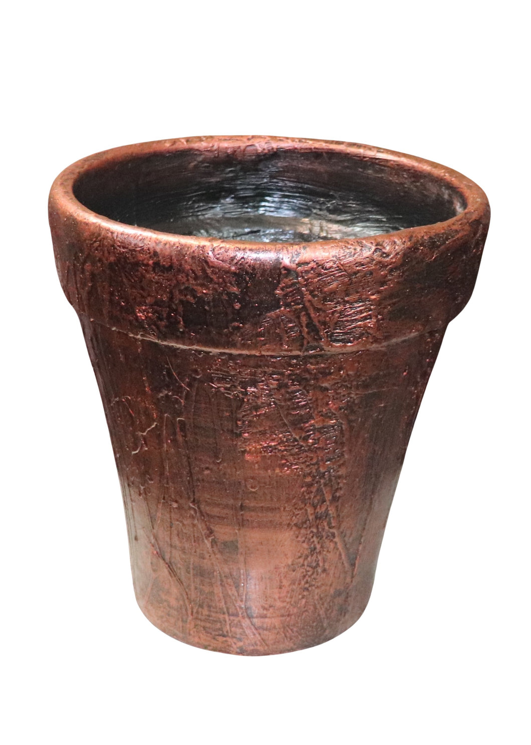 Handmade Pottery Clay Planter, Natural Terracotta plant pot, flower pots with Saucer, earthenware flowerpots, Hand painted planters