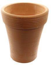 Load image into Gallery viewer, Handmade Pottery Clay Planter, Natural Terracotta plant pot, flower pots with Saucer, earthenware flowerpots
