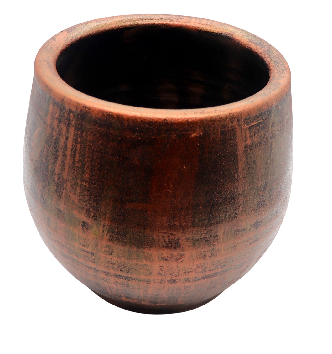 Handmade Pottery Clay Planter, Natural Terracotta plant pot, flower pots with Saucer, earthenware flowerpots, Hand painted planters