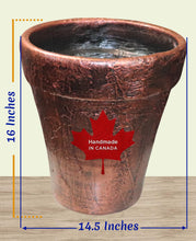 Load image into Gallery viewer, Handmade Pottery Clay Planter, Natural Terracotta plant pot, flower pots with Saucer, earthenware flowerpots, Hand painted planters
