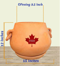 Load image into Gallery viewer, Handmade Pottery Clay Planter, Natural Terracotta plant pot, flower pots , earthenware flowerpots,
