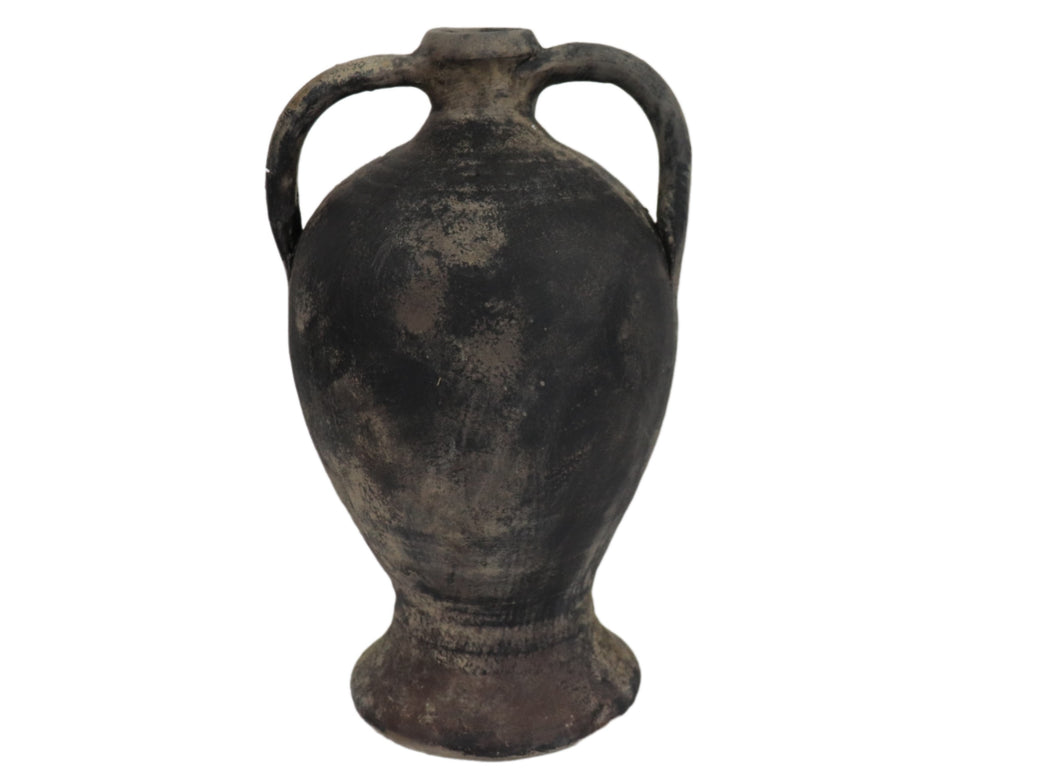Jug Vase, Handmade Pottery Centerpiece, Terracotta Farmhouse Décor Vase