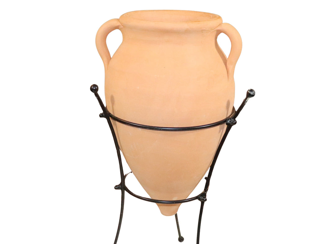 Handcrafted Terracotta Amphora , Decorative Terracotta Amphora, Handmade Traditional Vessel