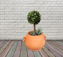 Load image into Gallery viewer, Handmade Pottery Clay Planter, Natural Terracotta plant pot, flower pots , earthenware flowerpots,
